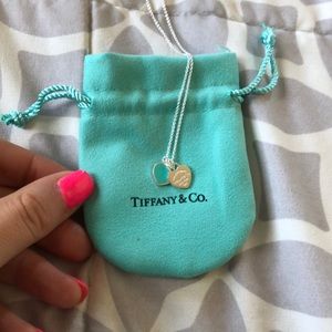 Tiffany & Co. Double Heart Pendant- Tiffany Blue
